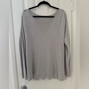 Lululemon Oversized Knit Grey Sweater, Approximately XXL